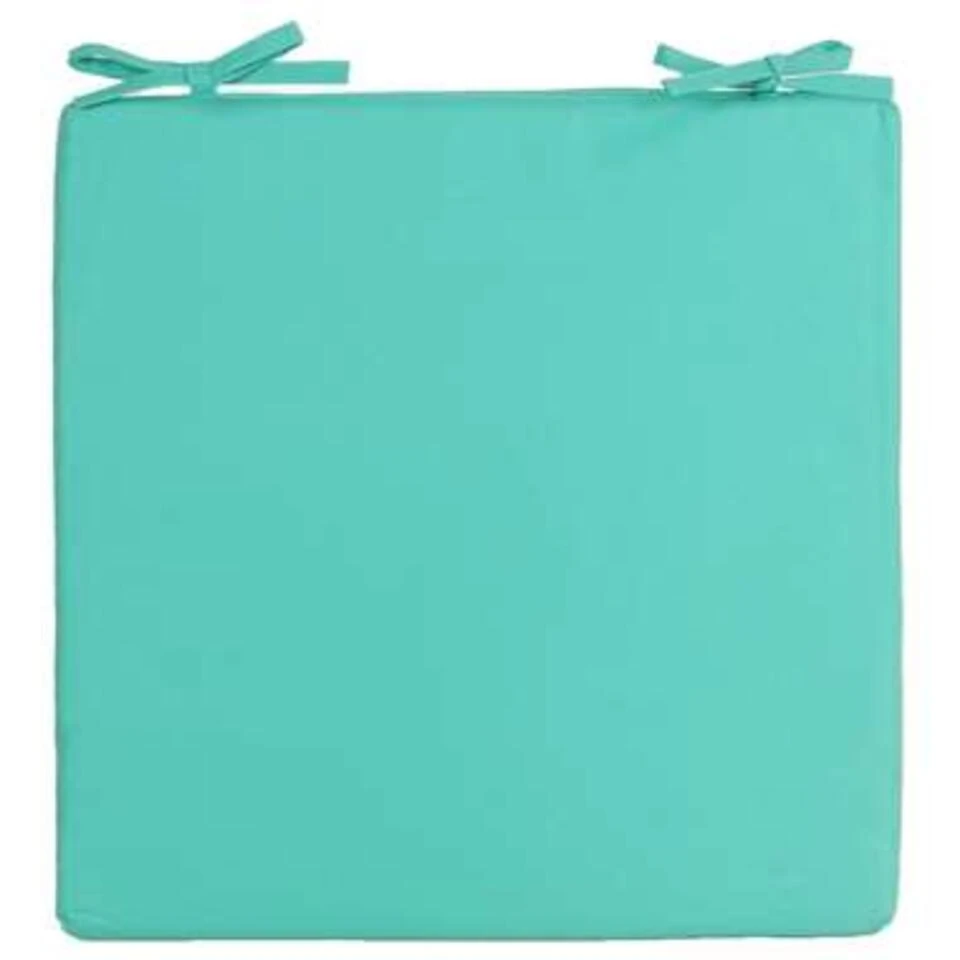 Anna's Collection Stoelkussen - Aqua Groen - Binnen En Buiten - 40 Cm 1 Anna's Collection Stoelkussen - Aqua Groen - Binnen En Buiten - 40 Cm