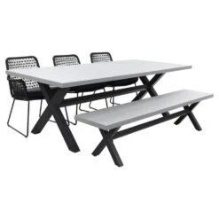 4 Seasons Taste Athena/Verona 220 Cm. Tuinset Met Bank - 5-delig