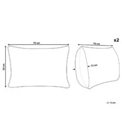 Beliani Buitenkussen ALMYROS - Beige Polyester -Madison Verkoopwinkel 1000034334 0102