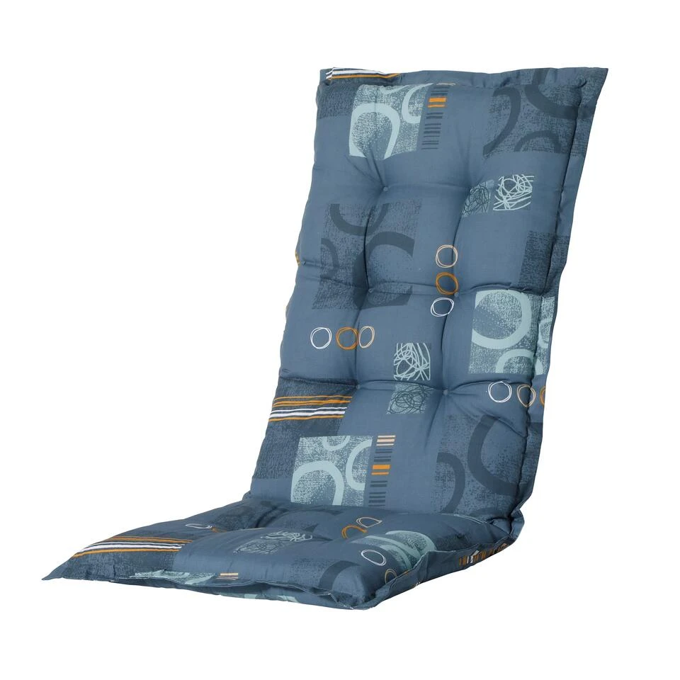 Madison - Tuinkussens Hoge Rug Bob Blue - 123x50 - Blauw 1 Madison - Tuinkussens Hoge Rug Bob Blue - 123x50 - Blauw