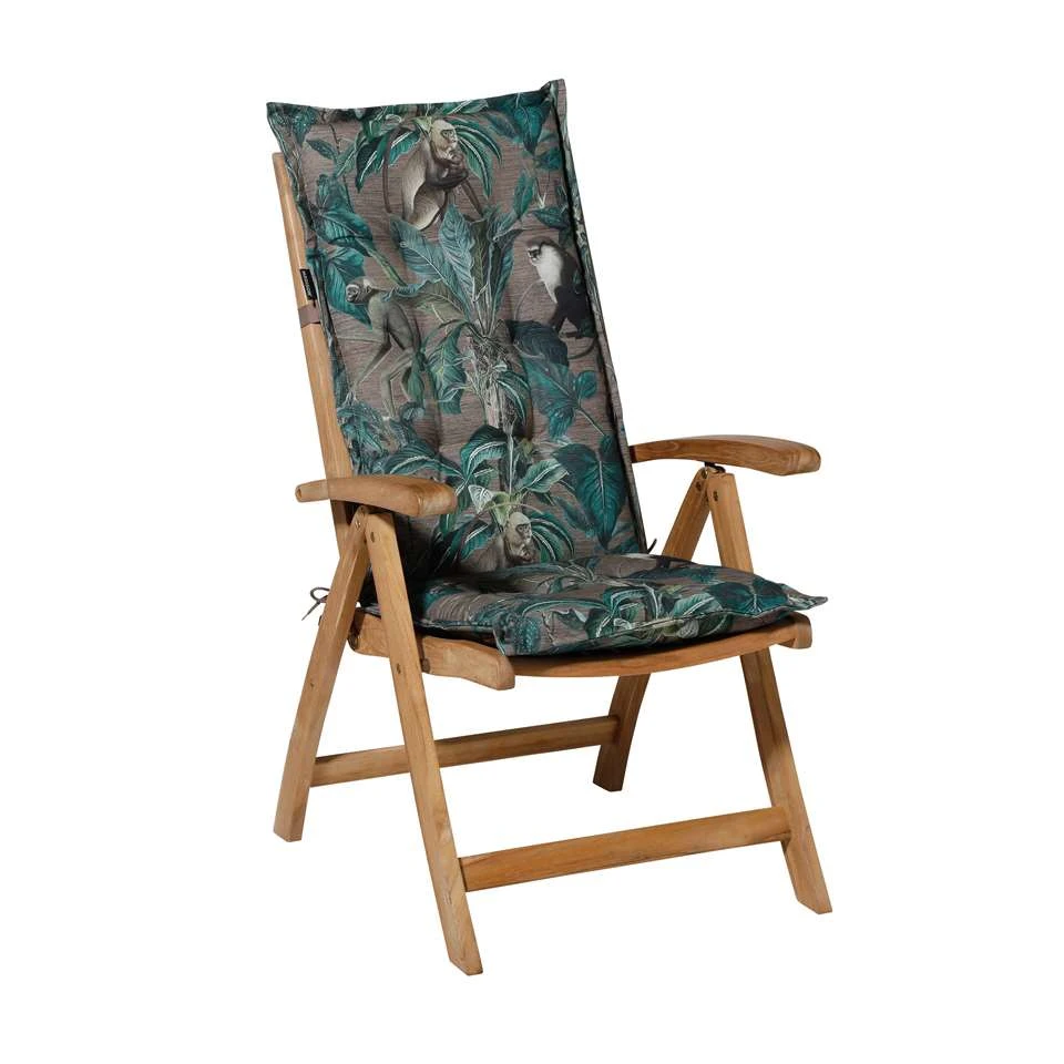 Madison Tuinkussen Lage Rug - Floris - 105x50 - Grijs 2 Madison Tuinkussen Lage Rug - Floris - 105x50 - Grijs - Afbeelding 2