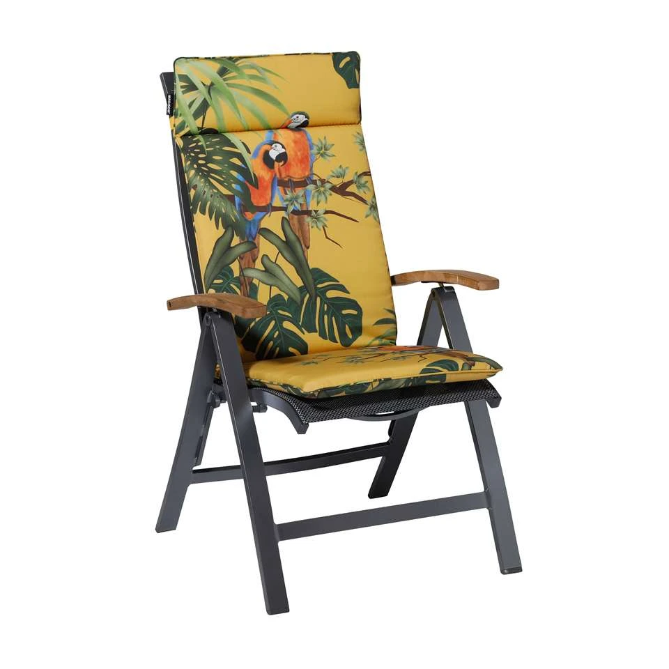 Madison - Hoge Rug - Riff Yellow - 120x50 - Geel 2 Madison - Hoge Rug - Riff Yellow - 120x50 - Geel - Afbeelding 2