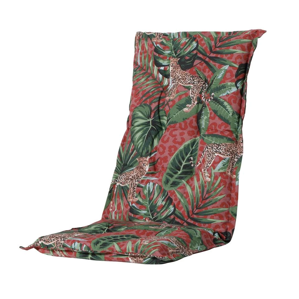 Madison - Tuinkussens Hoge Rug Lenny Red - 123x50 - Rood 1 Madison - Tuinkussens Hoge Rug Lenny Red - 123x50 - Rood