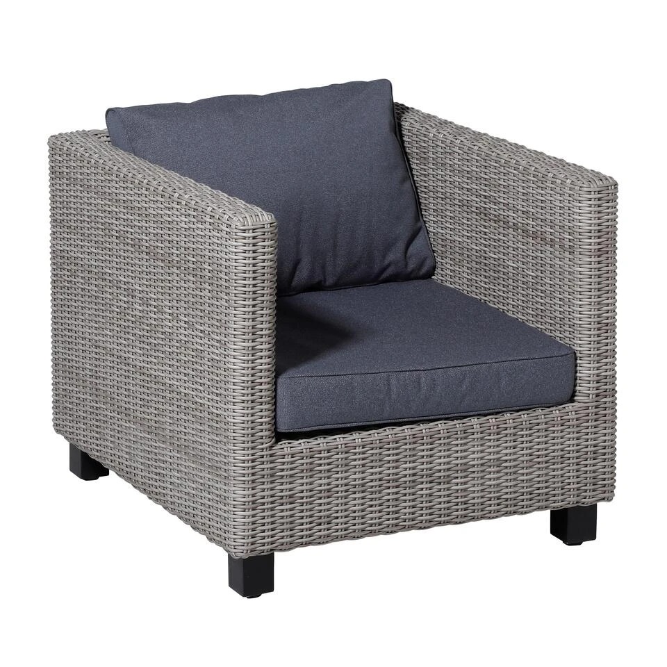 Perel Lounge Profi-line Outdoor Manchester Denim Grey 3 Perel Lounge Profi-line Outdoor Manchester Denim Grey - Afbeelding 3