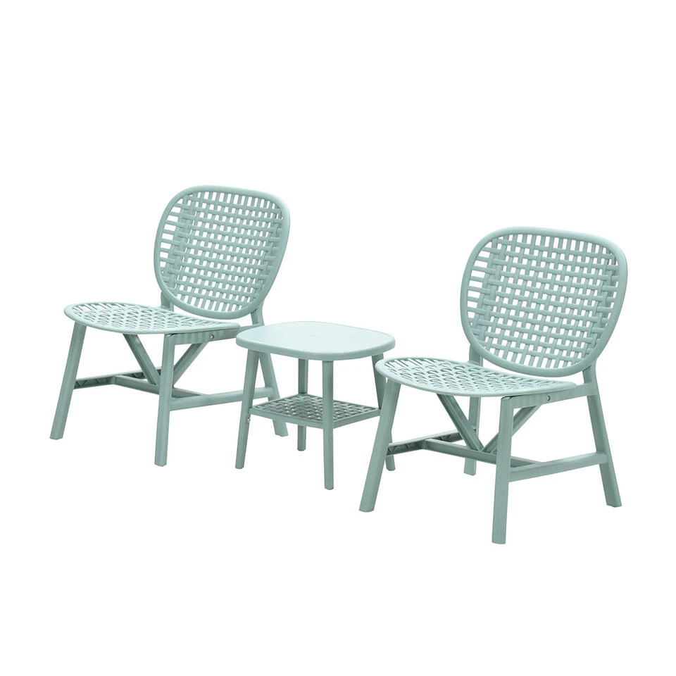 Garden Impressions Fien Balkonset 3-delig - Zacht Groen 2 Garden Impressions Fien Balkonset 3-delig - Zacht Groen - Afbeelding 2