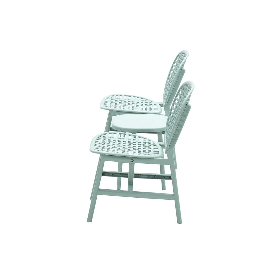 Garden Impressions Fien Balkonset 3-delig - Zacht Groen 3 Garden Impressions Fien Balkonset 3-delig - Zacht Groen - Afbeelding 3