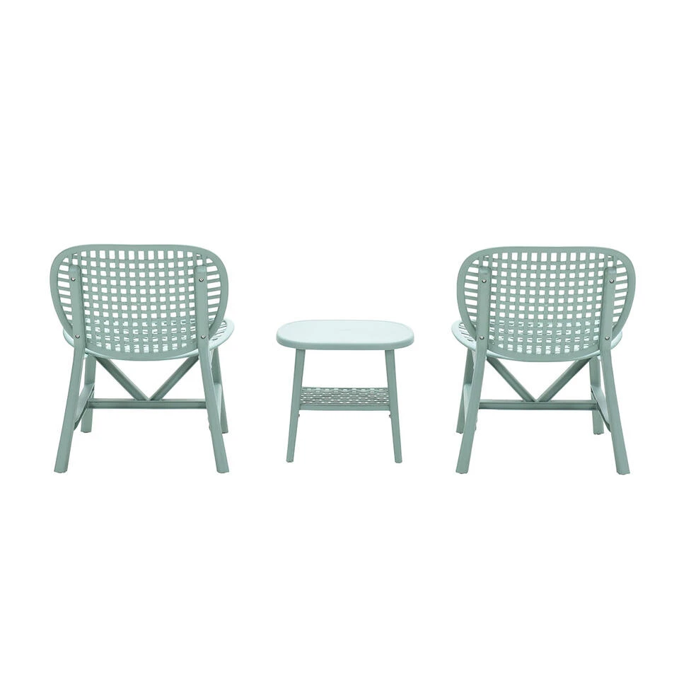 Garden Impressions Fien Balkonset 3-delig - Zacht Groen 4 Garden Impressions Fien Balkonset 3-delig - Zacht Groen - Afbeelding 4