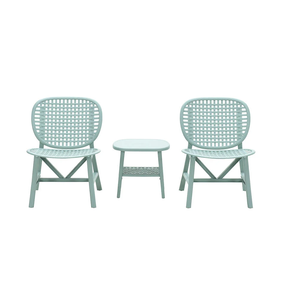 Garden Impressions Fien Balkonset 3-delig - Zacht Groen 1 Garden Impressions Fien Balkonset 3-delig - Zacht Groen