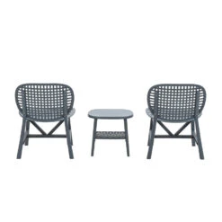 Garden Impressions Fien Balkonset 3-delig - Donker Grijs -Madison Verkoopwinkel 1000041522 0104