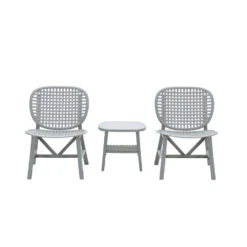 Garden Impressions Fien Balkonset 3-delig - Licht Grijs