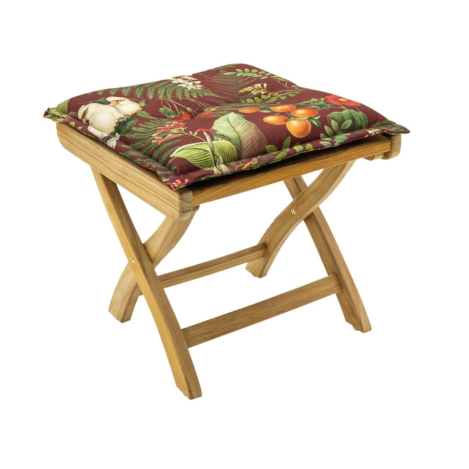 Madison - Zitkussen - Josie Bordeaux - 50x50 - Rood 2 Madison - Zitkussen - Josie Bordeaux - 50x50 - Rood - Afbeelding 2