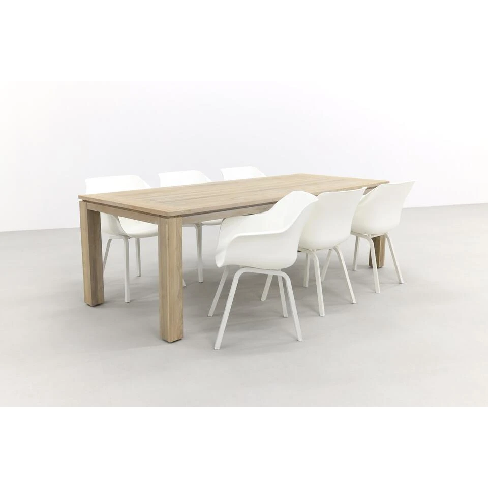 Hartman Sophie Element Wit/Rome Grey 240 Cm. Tuinset - 7-delig 2 Hartman Sophie Element Wit/Rome Grey 240 Cm. Tuinset - 7-delig - Afbeelding 2