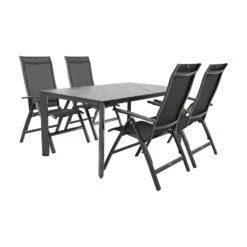 Kettler Edge/Legato 160 Cm. Tuinset - 5-delig Verstelbaar -Madison Verkoopwinkel 1000045621 0102