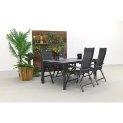 Hartman Roma/Baltimor 180 Cm. Verstelbare Tuinset - 5-delig -Madison Verkoopwinkel 1000045648 0102