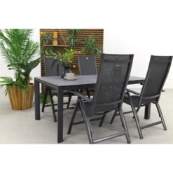 Hartman Roma/Baltimor 180 Cm. Verstelbare Tuinset - 5-delig -Madison Verkoopwinkel 1000045648 0103