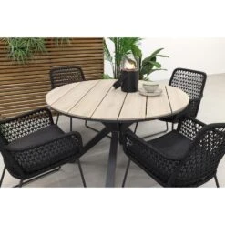 Garden Impressions/Taste Athena Antra/Edison 122 Cm. - Ronde Tuinset 7 Garden Impressions/Taste Athena Antra/Edison 122 Cm. - Ronde Tuinset -Madison Verkoopwinkel 1000048276 0103