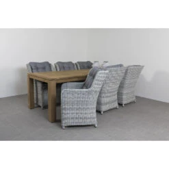 VDG Richmond Pearl Grey/Rome Teak 240 Cm. Tuinset – 7-delig 6 VDG Richmond Pearl Grey/Rome Teak 240 Cm. Tuinset – 7-delig -Madison Verkoopwinkel 1000048708 0102