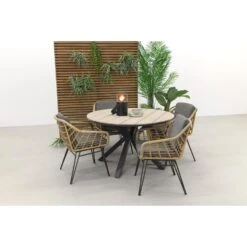 4 Seasons Cottage / GI Edison 122 Cm. - Ronde Tuinset -Madison Verkoopwinkel 1000050031 0102