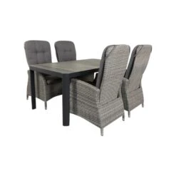 Memphis/Queens 160 Cm. Tuinset - 5-delig Verstelbaar