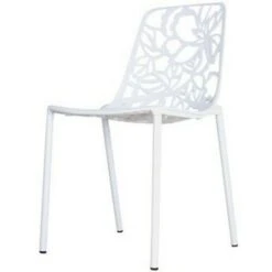 DS4U® Cast Magnolia Stoel - Aluminium - Wit