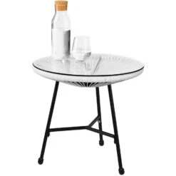 Tectake - Balkonset - Tuinset -2 Stoelen Santana Incl Tafel - Wit 7 Tectake - Balkonset - Tuinset -2 Stoelen Santana Incl Tafel - Wit -Madison Verkoopwinkel 1000078073 0103