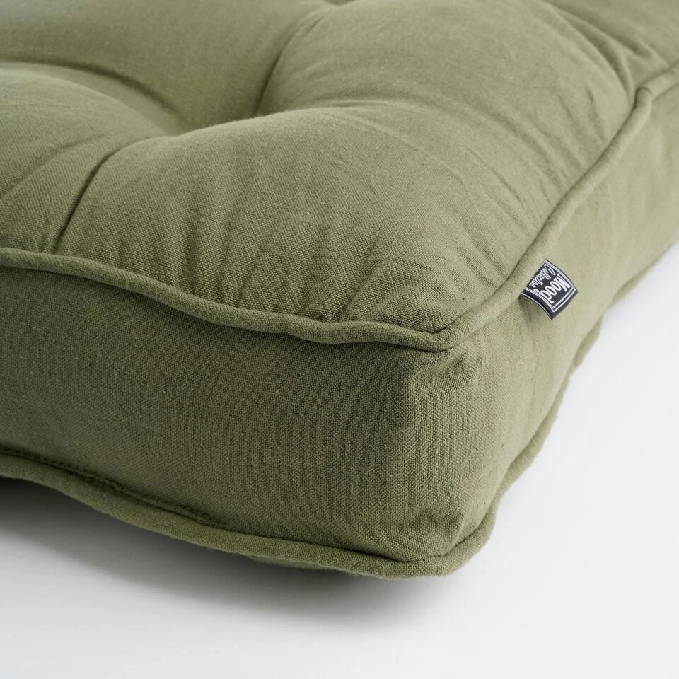 In The Mood Collection Tivoli Matraskussen - 45 X 45 Cm - Donkergroen 2 In The Mood Collection Tivoli Matraskussen - 45 X 45 Cm - Donkergroen - Afbeelding 2