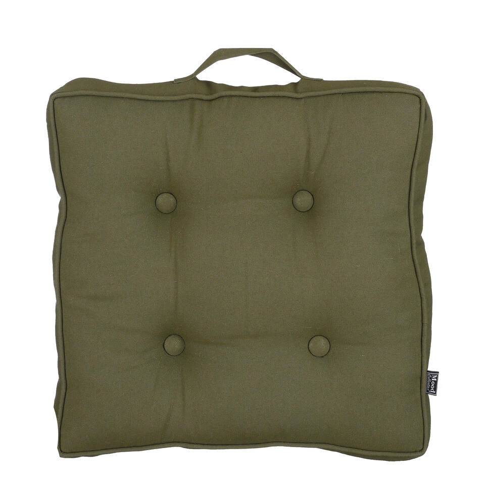 In The Mood Collection Tivoli Matraskussen - 45 X 45 Cm - Donkergroen 1 In The Mood Collection Tivoli Matraskussen - 45 X 45 Cm - Donkergroen