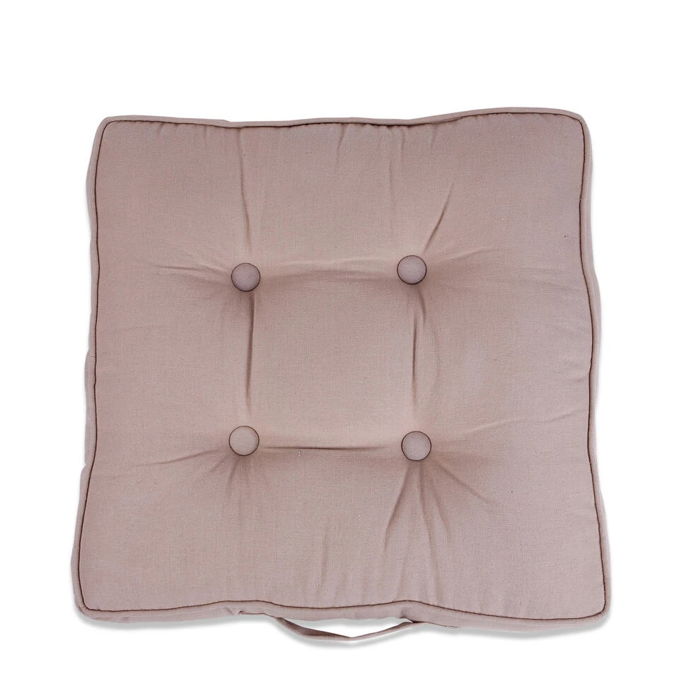 In The Mood Collection Tivoli Matraskussen - L45 X B45 X H7 Cm - Beige 1 In The Mood Collection Tivoli Matraskussen - L45 X B45 X H7 Cm - Beige