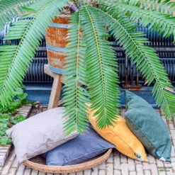 Madison - Bankkussen 110x48 - Groen - Moss Green Recycled Canvas -Madison Verkoopwinkel 1000081681 0102