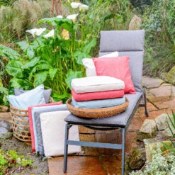 Madison - Bankkussen 110x48 - Zilver - Silver Recycled Canvas -Madison Verkoopwinkel 1000081729 0103