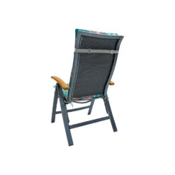 Madison - Tuinstoelkussen Hoge Rug 120x50 - Blauw - Cala Sea Blue -Madison Verkoopwinkel 1000082594 0102