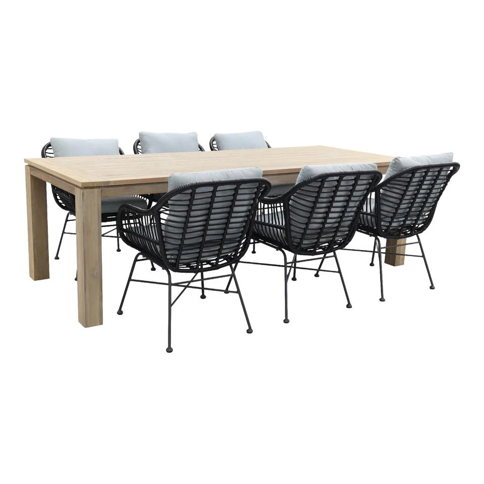 Garden Impressions Margriet/Rome Grey 240 Cm. Tuinset - 7-delig 1 Garden Impressions Margriet/Rome Grey 240 Cm. Tuinset - 7-delig