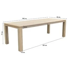 Memphis/Rome Grey 240 Cm. Verstelbare Tuinset - 7-delig -Madison Verkoopwinkel 1000084600 0103