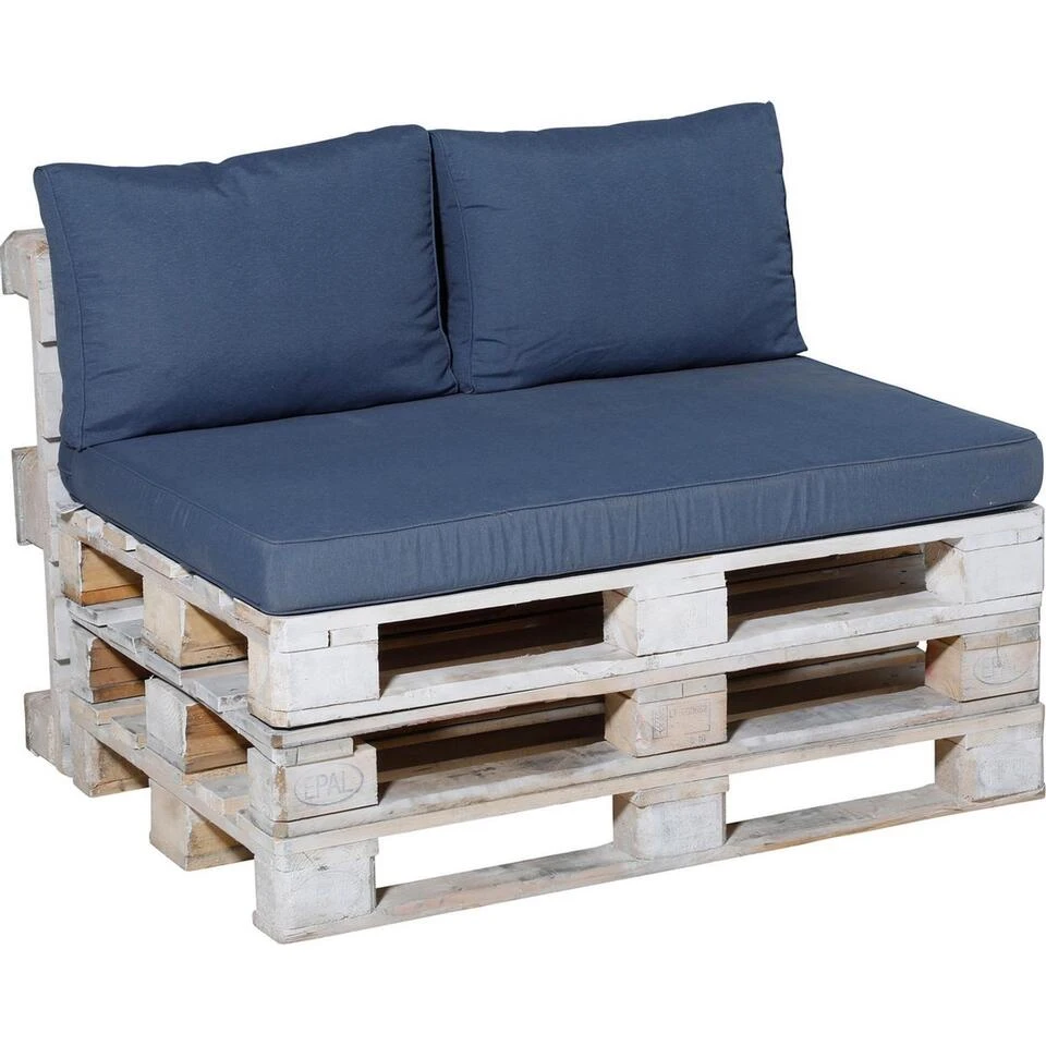 Madison Palletkussen Set 3 Delig Lounge Panama Blauw 1 Madison Palletkussen Set 3 Delig Lounge Panama Blauw