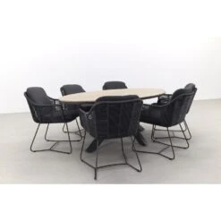 Taste Belmond / GI Edison 220x115 Cm. - Ovale Tuinset 7 Taste Belmond / GI Edison 220x115 Cm. - Ovale Tuinset -Madison Verkoopwinkel 1000086616 0103