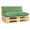 Unique Living Unique Palletkussenset Luanda Groen - 2 Delig