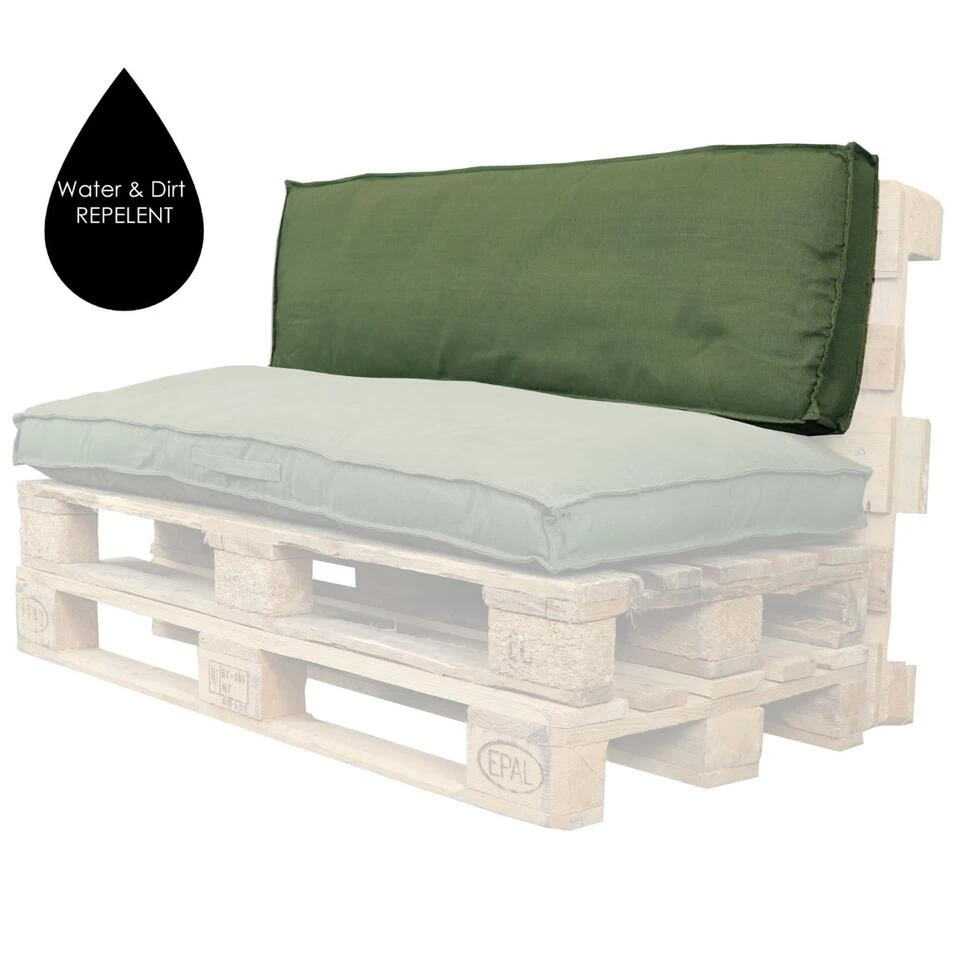 Unique Living Unique Zitkussen Luanda Pesto Groen - 120 X 80 Cm 3 Unique Living Unique Zitkussen Luanda Pesto Groen - 120 X 80 Cm - Afbeelding 3