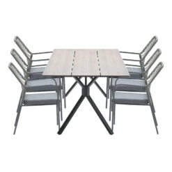 Garden Impressions Ross Tuinset 7-delig Mosgroen -Robin Tuintafel