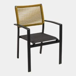 Vito Rope Stapelstoel - Textileen - Geel 6 Vito Rope Stapelstoel - Textileen - Geel -Madison Verkoopwinkel 1000088188 0102