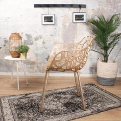 DS4U® Cast Magnolia Stoel - Aluminium - Goudkleurig -Madison Verkoopwinkel 1000088293 0102