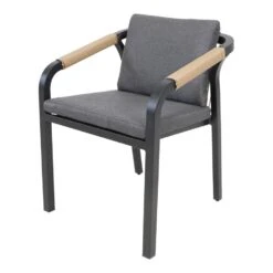 Rimini Terrasstoel - Wicker - Grijs