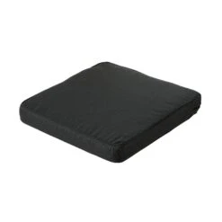 Madison - Lounge Luxe Rib Black - 73x73 - Zwart