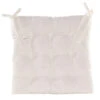 Anna's Collection Stoelkussen Gewatteerd - Ivoor - 38 X 38 Cm