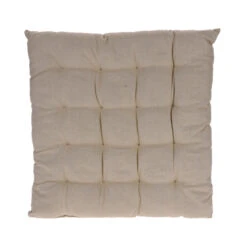 Merkloos Tuinstoelkussen - Beige - Zitkussen - 40 X 40 Cm