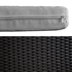 Happy Garden Buitenmeubelsets CORFOU - Zwart - Geweven Hars -Madison Verkoopwinkel 1000092396 0103