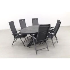 Hartman Salvatore/Silva 240x115 Cm. Ovale Tuinset - Verstelbaar -Madison Verkoopwinkel 1000092690 0103