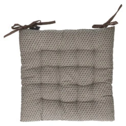 Atmosphera Stoelkussen - Donkergrijs - Katoen - 38 X 7 Cm - Zitkussen