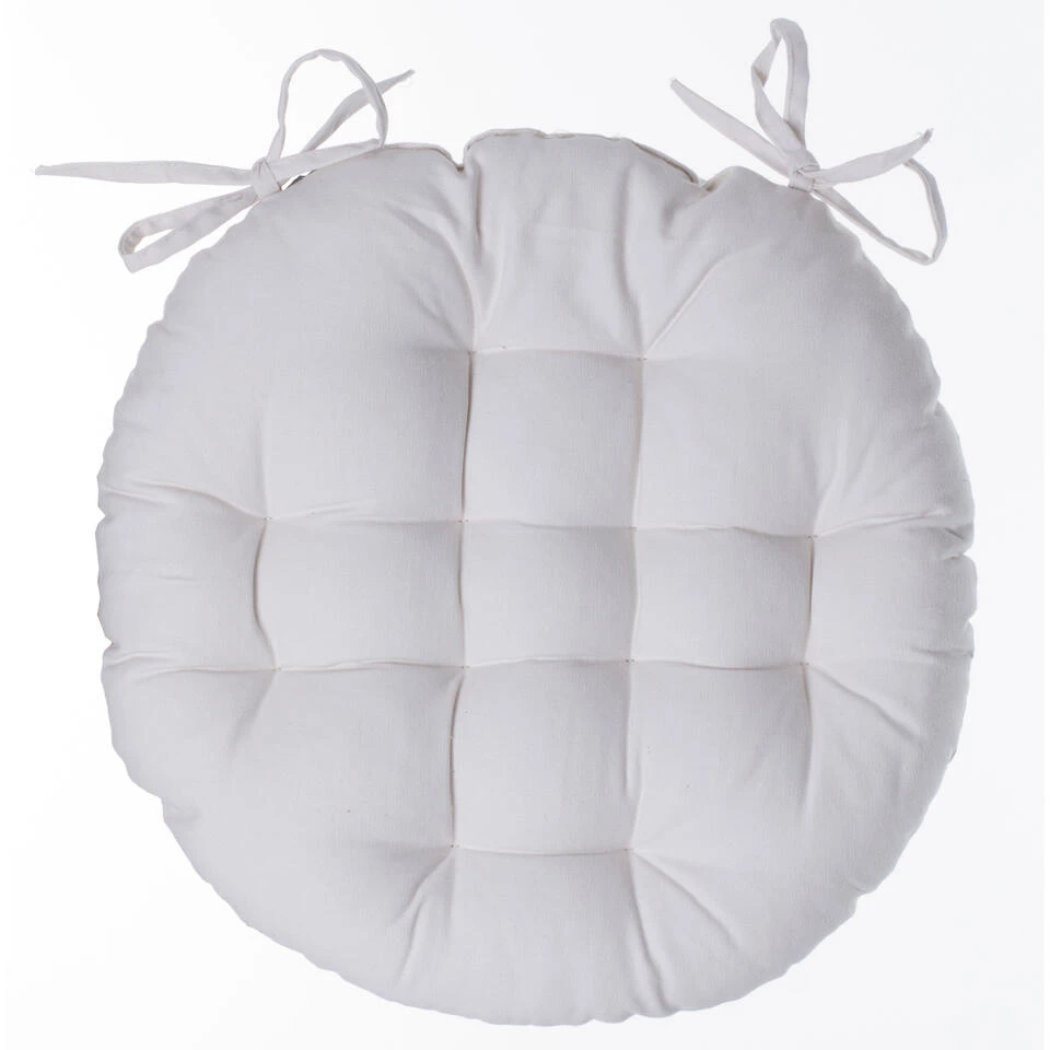 Atmosphera Stoelkussen - Ivoor Wit - Katoen - 38 X 6.5 Cm - Zitkussen 1 Atmosphera Stoelkussen - Ivoor Wit - Katoen - 38 X 6.5 Cm - Zitkussen