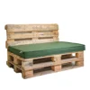 2L Home&Garden Palletkussen ''Solid'' Olijf 120x80cm