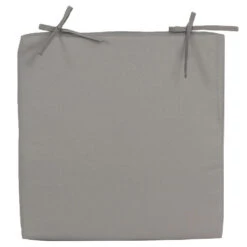 Anna's Collection Bank-sier Kussen - Grijs - 40 X 40 Cm